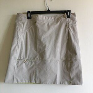 EDDIE BAUER KHAKI HIKING RUNNING PENCIL SKIRT‎ SIZE 8